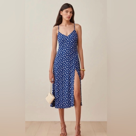 Reformation Dresses & Skirts - Reformation Crimini Dress in Blue Splatter